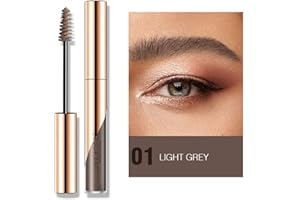 ZDHSOY Eyebrow Gel, Eyebrow Dye/Eyebrow Tint/Semi-Permanent Eyebrow Gel Tattoo Brow Waterproof Sweat-proof,Fast Drying,Brow Gel (Light Grey)