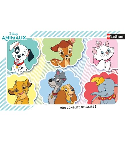 Puzzle Nathan T'choupi Allo Zoo – 15 Pezzi Con Cornice Per Bambini 3+ – Gioco Educativo E Divertente Per Ragazze E Ragazzi