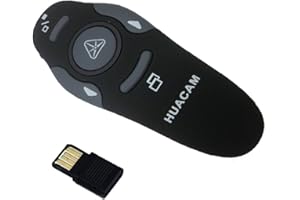 HUACAM DGF-22 RF 2.4GHz Wireless USB PowerPoint PPT Presenter Remote Control Wireless Presentation Presenter Mouse With Pointer LED Light