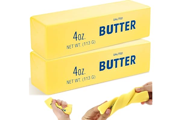 Butter leksak, smörpinne långsamt uppstigande fidget-leksak, smörpinne klämleksaker sensorisk anti-stress för barn och vuxna
