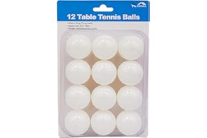 KARRMA LTD. Karrma Table Tennis Balls 12Pcs Durable 40+ ABS 40mm Ping Pong Balls White & Orange Training, Practice & Leisure Play Standard Size & Consistent Bounce