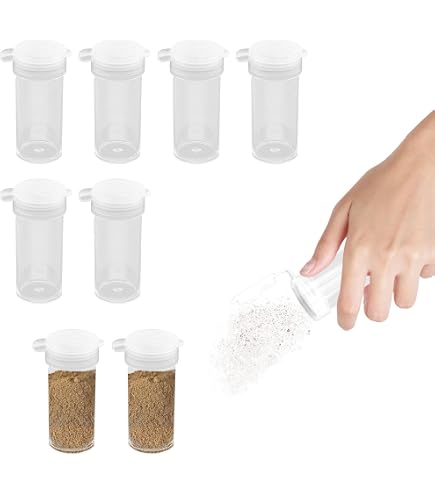 Set De 2 Salières-poivrières Voyage - 140ml - Hermétiques Et Sans BPA - Pour Camping, Pique-nique