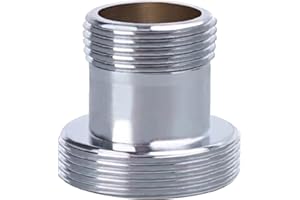 XNTONG - Wasserhahn-Adapter, Verlängerung Außengewinde M16 zu Außengewinde M22 Wasserhahn Luftsprudler Adapter, Geeignet für Belüfteranschluss an Küchenarmaturen,(M16-M22)