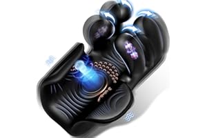 Masturbieren für Männer Masturbator Sex Spielzeug für die Männer Penis Vibrator mit 10 Hand Vibration Greifen Eichelvibrator 