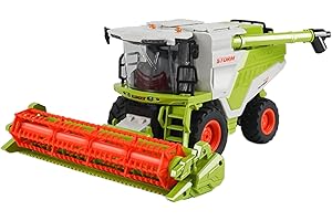 PNETERG 1:24 Ricaricabile Mietitrice Battle Telecomando Giocattolo, Trattore Telecomandato Bambino con Spray Suono E Luce, Trattore Telecomandato Giocattolo, Pellatrice Telecomandata, Regali per I Bambini