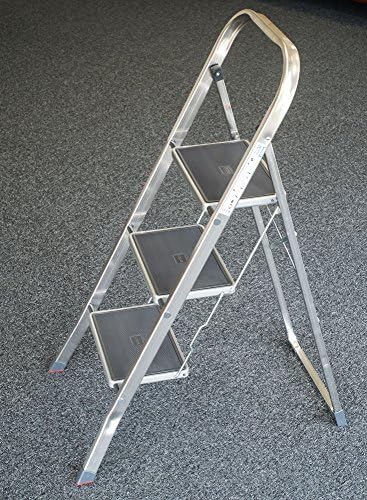 3 Tread Aluminium Step Stool, Perfect for jobs around your home, Ideal Kitchen Stepstool