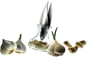 EVA SOLO | Knoblauchpresse | Aufbewahrungsglas und Presse in einem | Knoblauchpresse