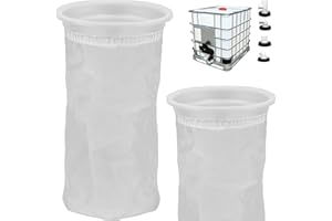 LUCKYKODOR 2 pcs IBC Filtre de Couvercle Nylon,Filtre IBC,Couvercle de Réservoir d'eau de Pluie IBC,Filtre à Baril de (163 mm)