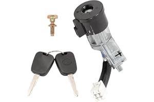 Anlseiod Neiman pour Citroen C1 Peugeot 107 Toyota Aygo 2005-2014 Ensemble bloc d'allumage avec 2 clés interrupteur d'allumage serrure à cylindre N0501412 N0502200