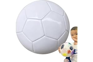 Teksome Pallone da calcio autografo, pallone da calcio Graffiti - Pallone da calcio firmato | Pallone autografo misura 3/4/5 Pallone da calcio bianco Pallone firmato bianco per il college delle scuole