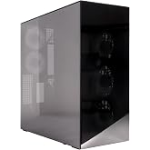 ARCTIC Dikey GPU Montajlı Xtender VG (Ayna Siyahı) - PC Kasası, Aynalı Cam, 2 x 420 mm Radyat&ouml;r Desteği, Midi Tower, E-ATX, 5