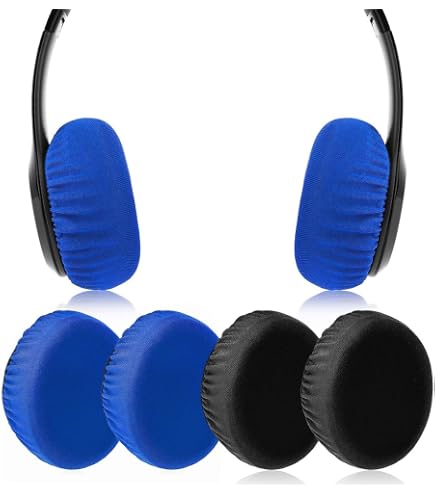 8 Fundas Elásticas Para Auriculares – Lavables, Antisudor, Tela Transpirable, Ajuste De 6 A 8.5 Cm, Ideales Para Gym Y Oficina