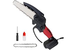 PSOGPONE Mini Kettensäge für Makita 18V Akku,6 Zoll Kettensäge Elektrisch,Handkettensäge 550W,Astsäge Akku für Gartenscheren Astschere Holzschneiden(Ohne Akku)