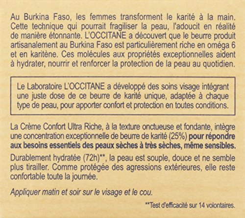 L’Occitane Shea Ultra Rich Comforting Face Cream unisex, Gesichtscreme, 1er Pack (1 x 50 ml) - 4