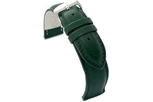 Długi pasek XL ze skóry do zegarka klasycznego gładka skóra cielęca szyta wypukła długość specjalna rozmiary 10mm 12mm 14mm 16mm 18mm 20mm 22mm 24mm 26mm 28mm 30mm Diloy 302EL