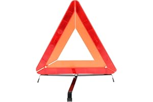CARPOINT 0113903 Triangolo di segnalazione Triangolo catarifrangente Triangolo di sicurezza Triangolo auto