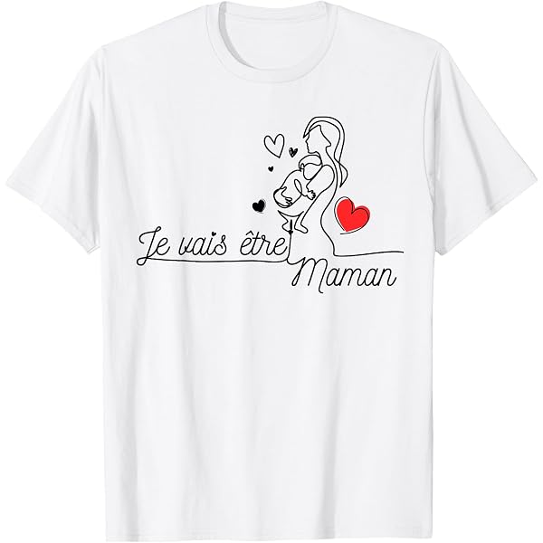 T-shirt Future Maman 2026 - Col En V, Annonce Grossesse Humoristique, Cadeau Original Femme Enceinte - 6