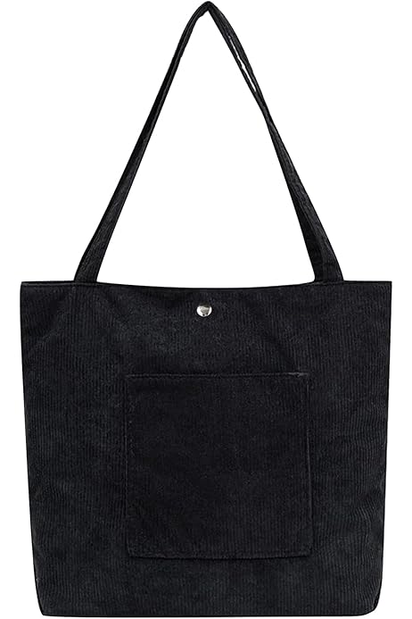 Borsa Tote Donna HFLZBRO Grande - Borsa Lavoro In Tela Con Tracolla, Ideale Per Ufficio E Giorno - Foto 12