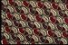 Produktbild 192088 White And Black Fan Pattern On Red A4 Photo Poster Print 10x8