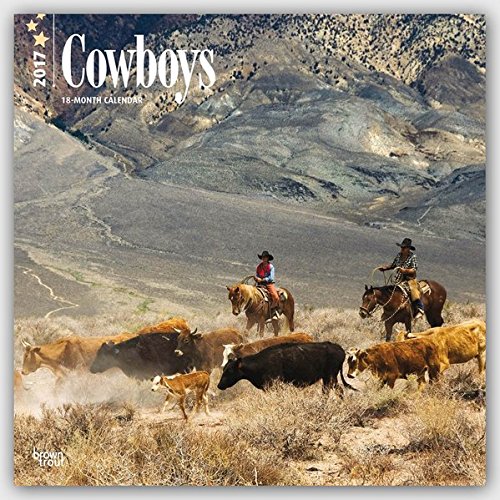 Cowboys 2017 - 18-Monatskalender: Original BrownTrout-Kalender [Mehrsprachig] [Kalender] (Wall-Kalender)
