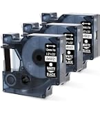 5 Rubans Étiquettes Compatibles Dymo D1 45013 (S0720530) – 12 Mm X 7 M, Noir Sur Blanc, Pour LabelManager & LabelPoint