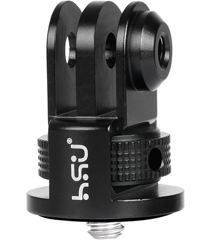 Supporto Verticale 90° Per GoPro - Adattatore In Alluminio Per Treppiedi - Foto 9