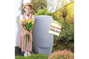 AMUR RAINWATER BARREL - WATER TANK - RAINWATER CONTAINER - WATER CONTAINER 250l compact and practical