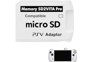 ZyFurn SD2Vita 6.0 Memory Card Adapter, Universal 6.0TF PS Vita PSVSD Micro SD Adapter for PSV1000/2000 Memory Card Full Coverage Micro SD Convertor for PSTV FW 3.65 HENkaku Enso System Firmware