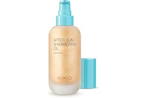 KIKO Milano After Sun Shimmering Oil, Huile Hydratante Et Illuminatrice Pour Le Corps Et Les Cheveux