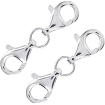 My-Bead Doppelkarabiner-Verschluss 925 Sterling Silber Schwan – Für Armbänder, Halsketten, DIY-Schmuck
