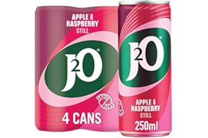 J2o Apple & Raspberry Cans 4 X 250ml