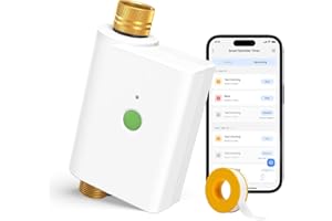 meross Bewässerungscomputer WLAN | Hub MSH450/MSH400 Erforderlich | Automatische Bewässerung - APP Steuerung | Regenverzögerung & Wasserverbrauchsmonitor | kompatibel mit HomeKit, Alexa & Google Home