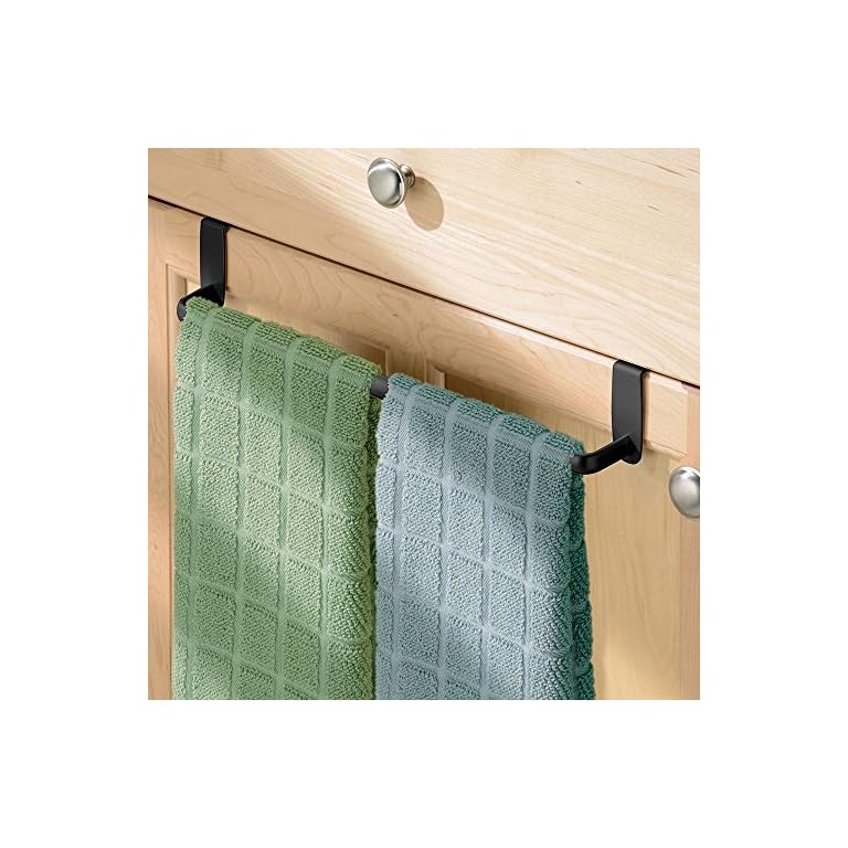 mDesign Geschirrtuchhalter Küchenschrank - Länge: 37 cm, Farbe