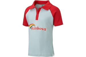 DAVID LUKE Official Rainbows School Uniform Girls Polo T Shirt Top Sizes XS-XL