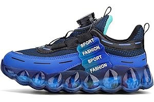 ACosySch Chaussures de Sport à Boucle pivotante pour Enfants et Adolescents, Chaussures de randonnée, Chaussures de Course, Chaussures de Basket-Ball, Chaussures Junior 27-39