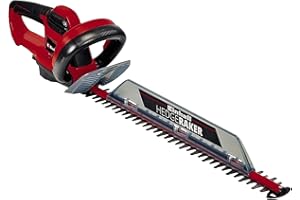 Einhell Tagliasiepi elettrico GC-EH 6055/1 (220-240 V, 600 W, lungh. taglio 55 cm, distanza denti 26 mm, incl. Faretra, collettore ramaglie)
