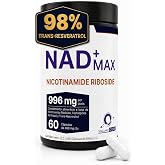 Singularity Core Pure NAD Resveratrol with Trans-Resveratrol &ndash; 60 Days | NAD+ with Liposomal Resveratrol and Phospholipids &ndash;