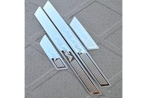 Eamily 4 Stück Edelstahl Auto Einstiegsleisten für Ford Kuga 2013-2022, Willkommen Pedal Einstiegsleisten Styling Zubehör