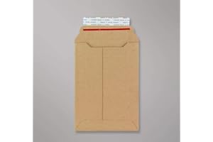 IDEALS UK PACKAGING LTD Cardboard Envelopes/Book Mailers: Self Seal Strip A6 C6 100 / Pack - 185 x 125mm