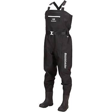 Waders Pêche PVC Lineaeffe - Cuissardes Respirantes - Taille 45 - Pour Pêche En Rivière