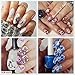 Ejiubas Double-sided Nature Nail Stamping Plates Stamping Nail Art Floral Animal Nail Art Design Kit 2 Count