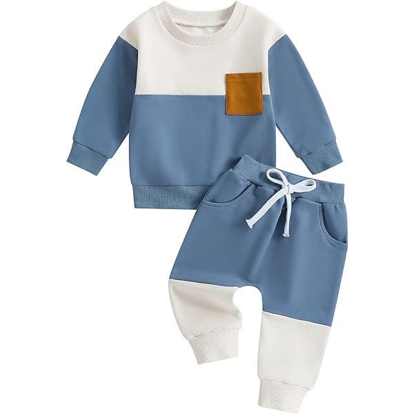 Ensemble Bébé 0-3 Ans Automne/Hiver – Sweat + Pantalon Coton Doux – Confort & Style Pour Tout-Petits