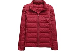 PEUIGNAO Puffer Jacket Donna Piumino Leggero Donna Piumini Leggeri Donna Invernali Giacca Trapuntata Giubbotto Imbottito Giubbino Giacche Giaccone Piumino Impermeabile Oversize Montagna Donna Down Jacket