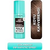 L'Or&eacute;al Paris Magic Retouch Beyaz Dipleri Kapatıcı Sprey - Koyu Kahverengi (75 ml)