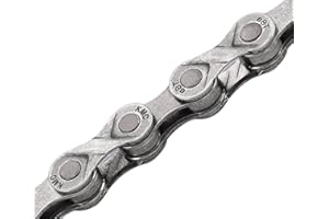 KMC e8 Turbo EPT Anti-Rust 8 Speed E-Bike Chain, Dark Silver, 122 Link