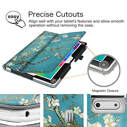 Fintie Folio Kunstleder Hülle Tasche Schutzhülle für 10.1 Zoll Tablet PC Inklusive. XIDO Z120 / X111 / X110 10.1″ Tablet PC, YUNTAB Tablet 10.1 Zoll Tablet PC K107 / K17, BEISTA Tablet PC 10 Zoll, Artizlee 10.1″ Tablet PC ATL-21plus, ACEPAD A101 / A121 - 8