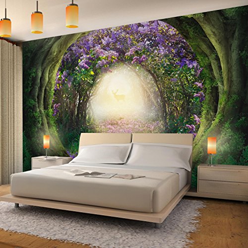 Fototapete Wald 352 x 250 cm – Vliestapete – Wandtapete – Vlies Phototapete – Wand – Wandbilder XXL – !!! 100% MADE IN GERMANY !!! Runa Tapete 9040011a - 3