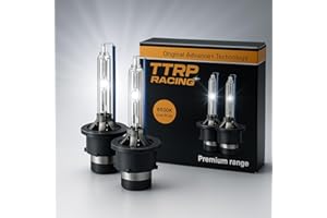 TT RP D2S Xenon HID Headlight Bulbs – Ultra Bright 6000K White, Long-Lasting Waterproof Design, 2-Pack