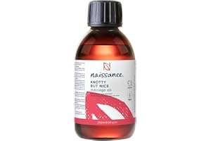 Naissance Knotty But Nice Sensual Massage Oil for Date Night Arousal, Aphrodisiac Lubricant Sex Body Oil 250ml