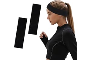 MOIUGULI Sport Stirnband Damen Sommer, Haarband Sport Damen, Atmungsaktives Stirnband, SchweißBand Stirn, Schweiß Weich rutschfest Elastisches Atmungsaktive Haarbänder Unisex Kosmetik Joggen Wandern Yoga